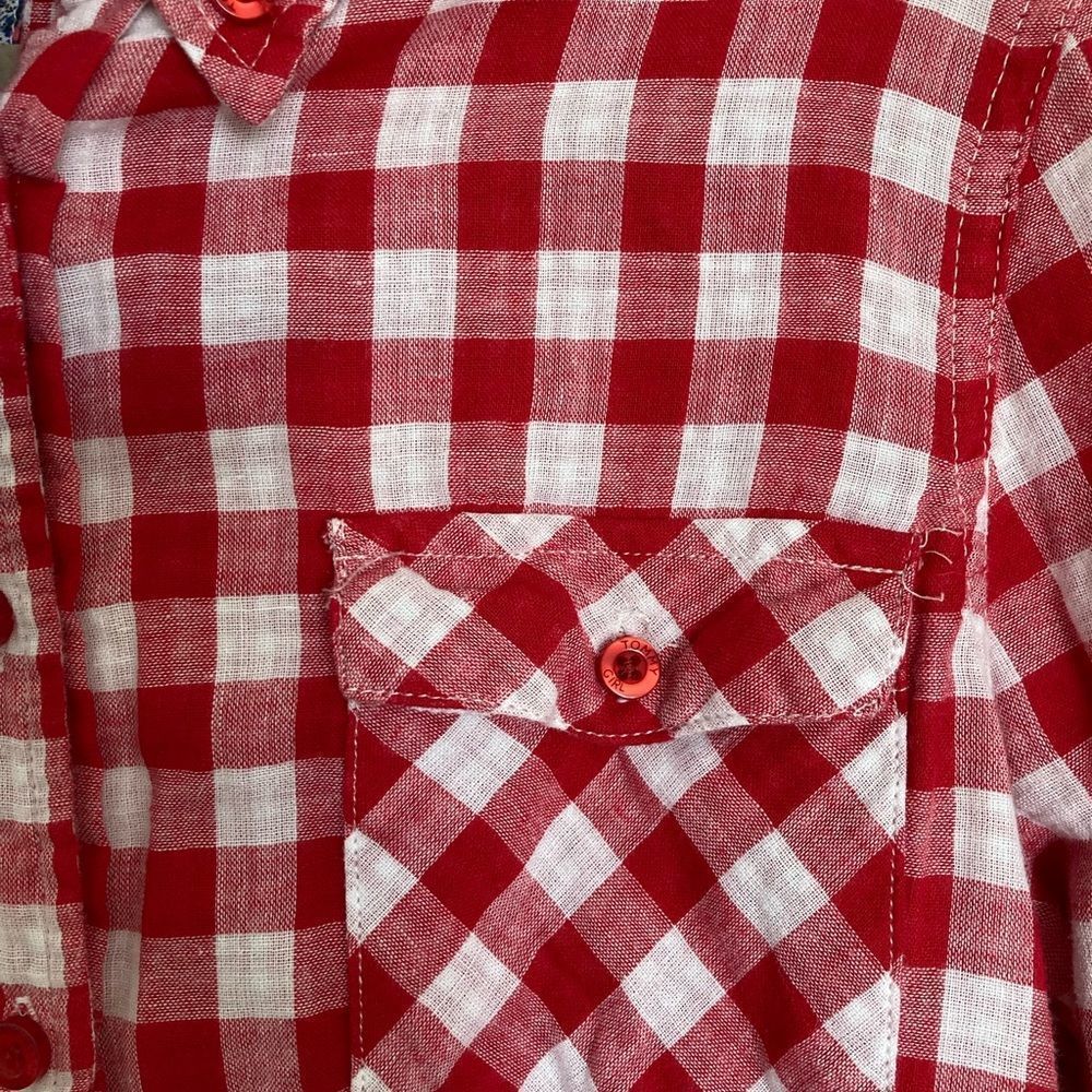 tommy Girl gingham button down Rodeo, Yellowstone - Picture 6 of 6